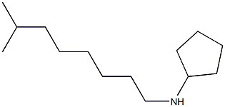 N-(7-methyloctyl)cyclopentanamine 结构式