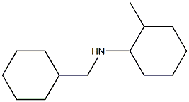 N-(cyclohexylmethyl)-2-methylcyclohexan-1-amine 结构式