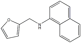 N-(furan-2-ylmethyl)naphthalen-1-amine 结构式