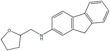 N-(oxolan-2-ylmethyl)-9H-fluoren-2-amine 结构式