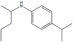 N-(pentan-2-yl)-4-(propan-2-yl)aniline 结构式