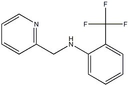 N-(pyridin-2-ylmethyl)-2-(trifluoromethyl)aniline 结构式