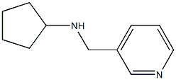 N-(pyridin-3-ylmethyl)cyclopentanamine 结构式