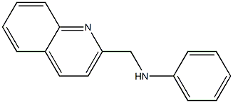 N-(quinolin-2-ylmethyl)aniline 结构式