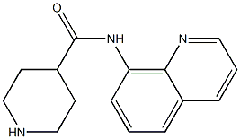 N-(quinolin-8-yl)piperidine-4-carboxamide 结构式