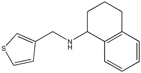 N-(thiophen-3-ylmethyl)-1,2,3,4-tetrahydronaphthalen-1-amine 结构式