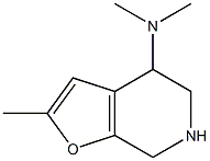 N,N,2-trimethyl-4H,5H,6H,7H-furo[2,3-c]pyridin-4-amine 结构式