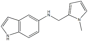 N-[(1-methyl-1H-pyrrol-2-yl)methyl]-1H-indol-5-amine 结构式