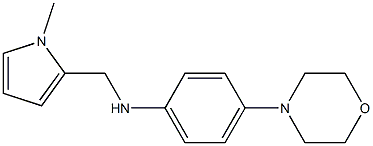 N-[(1-methyl-1H-pyrrol-2-yl)methyl]-4-(morpholin-4-yl)aniline 结构式