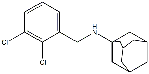 N-[(2,3-dichlorophenyl)methyl]adamantan-1-amine 结构式