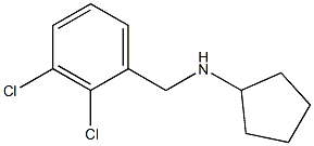 N-[(2,3-dichlorophenyl)methyl]cyclopentanamine 结构式