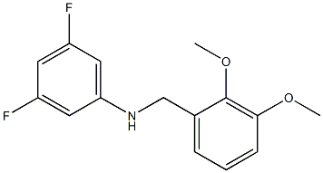 N-[(2,3-dimethoxyphenyl)methyl]-3,5-difluoroaniline 结构式