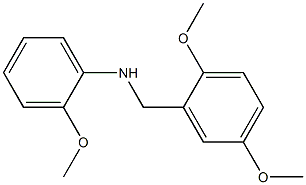 N-[(2,5-dimethoxyphenyl)methyl]-2-methoxyaniline 结构式
