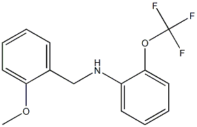 N-[(2-methoxyphenyl)methyl]-2-(trifluoromethoxy)aniline 结构式