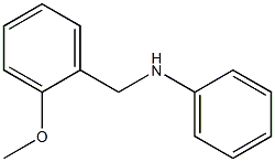 N-[(2-methoxyphenyl)methyl]aniline 结构式