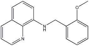 N-[(2-methoxyphenyl)methyl]quinolin-8-amine 结构式
