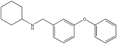 N-[(3-phenoxyphenyl)methyl]cyclohexanamine 结构式