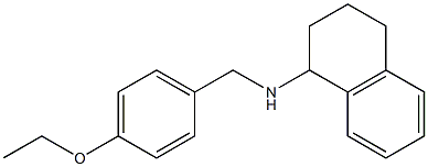 N-[(4-ethoxyphenyl)methyl]-1,2,3,4-tetrahydronaphthalen-1-amine 结构式