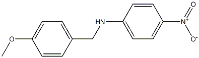 N-[(4-methoxyphenyl)methyl]-4-nitroaniline 结构式