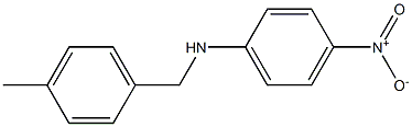 N-[(4-methylphenyl)methyl]-4-nitroaniline 结构式