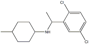 N-[1-(2,5-dichlorophenyl)ethyl]-4-methylcyclohexan-1-amine 结构式