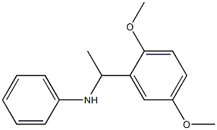 N-[1-(2,5-dimethoxyphenyl)ethyl]aniline 结构式
