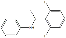 N-[1-(2,6-difluorophenyl)ethyl]aniline 结构式