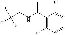 N-[1-(2,6-difluorophenyl)ethyl]-N-(2,2,2-trifluoroethyl)amine 结构式