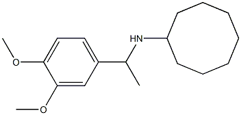 N-[1-(3,4-dimethoxyphenyl)ethyl]cyclooctanamine 结构式