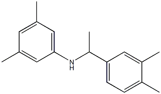 N-[1-(3,4-dimethylphenyl)ethyl]-3,5-dimethylaniline 结构式