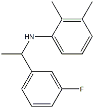 N-[1-(3-fluorophenyl)ethyl]-2,3-dimethylaniline 结构式