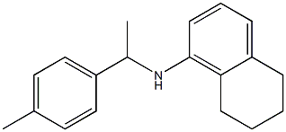 N-[1-(4-methylphenyl)ethyl]-5,6,7,8-tetrahydronaphthalen-1-amine 结构式