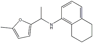 N-[1-(5-methylfuran-2-yl)ethyl]-5,6,7,8-tetrahydronaphthalen-1-amine 结构式