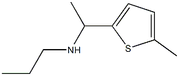 N-[1-(5-methylthien-2-yl)ethyl]-N-propylamine 结构式