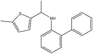 N-[1-(5-methylthiophen-2-yl)ethyl]-2-phenylaniline 结构式