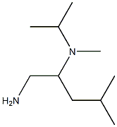 N-[1-(aminomethyl)-3-methylbutyl]-N-isopropyl-N-methylamine 结构式