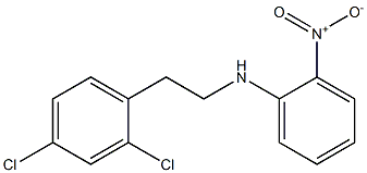 N-[2-(2,4-dichlorophenyl)ethyl]-2-nitroaniline 结构式