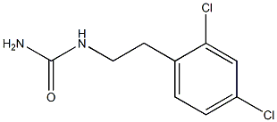 N-[2-(2,4-dichlorophenyl)ethyl]urea 结构式