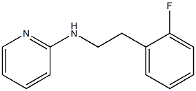 N-[2-(2-fluorophenyl)ethyl]pyridin-2-amine 结构式