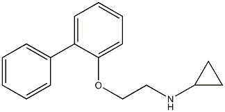 N-[2-(2-phenylphenoxy)ethyl]cyclopropanamine 结构式