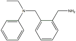 N-[2-(aminomethyl)benzyl]-N-ethyl-N-phenylamine 结构式