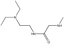 N-[2-(diethylamino)ethyl]-2-(methylamino)acetamide 结构式