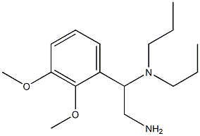 N-[2-amino-1-(2,3-dimethoxyphenyl)ethyl]-N,N-dipropylamine 结构式