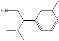 N-[2-amino-1-(3-methylphenyl)ethyl]-N,N-dimethylamine 结构式