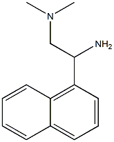 N-[2-amino-2-(1-naphthyl)ethyl]-N,N-dimethylamine 结构式
