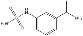 N-[3-(1-aminoethyl)phenyl]sulfamide 结构式