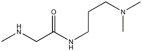 N-[3-(dimethylamino)propyl]-2-(methylamino)acetamide 结构式