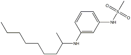 N-[3-(nonan-2-ylamino)phenyl]methanesulfonamide 结构式