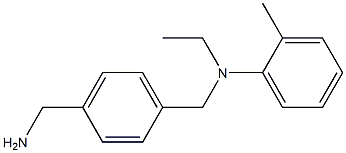 N-{[4-(aminomethyl)phenyl]methyl}-N-ethyl-2-methylaniline 结构式