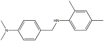 N-{[4-(dimethylamino)phenyl]methyl}-2,4-dimethylaniline 结构式